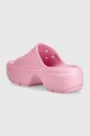 Încălțăminte Crocs papuci Stomp Slide 209346.6WY roz