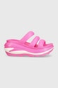 Шльопанці Crocs Mega Crush Triple Strap 209842.6TW рожевий SS24