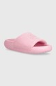 Crocs papucs Classic Towel Slide textil rózsaszín 209962.6WY