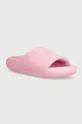 różowy Crocs klapki Classic Towel Slide Damski
