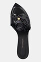 Vanda Novak slapi de piele Azalia negru Azalia.Deep.Black