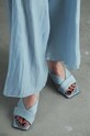 Vanda Novak papuci Maya Maya.Ligh.jeans albastru