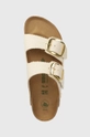 beżowy Birkenstock klapki Arizona Big Buckle