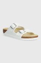 Παντόφλες Birkenstock Arizona φλατ λευκό 1026500