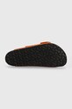 Birkenstock infradito in nubuck Arizona Big Buckle 1026609 arancione