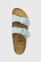 Birkenstock klapki zamszowe BIRKENSTOCK X PAPILLIO Arizona Chunky niebieski 1026883