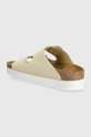 Birkenstock nubuck sliders BIRKENSTOCK X PAPILLIO Arizona Platform Flex Uppers: Nubuck leather Inside: Natural leather Outsole: Synthetic material