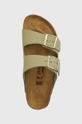 зелен Чехли от набук Birkenstock Arizona Platform Flex Birkenstock x Papillio