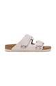 Замшеві шльопанці Birkenstock Uji віденський білий 1024800