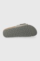 Шльопанці з нубуку Birkenstock Madrid Big Buckle 1022176 сірий