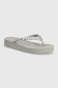 MICHAEL Michael Kors flip-flop Zaza Flip Flop platform ezüst 40S4ZAFA2B.040