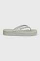 MICHAEL Michael Kors japonki Zaza Flip Flop 40S4ZAFA2B.040 srebrny SS24