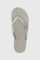MICHAEL Michael Kors japonki Zaza Flip Flop srebrny 40S4ZAFA2B.040