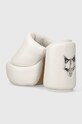 Obuwie Naked Wolfe klapki skórzane Wow Wow.White biały