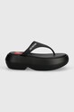Love Moschino japonki JA28097I0II39000 czarny SS24