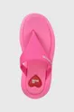 rózsaszín Love Moschino flip-flop