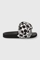 Παντόφλες Love Moschino 0 φλατ μαύρο JA28272G0IIW010A