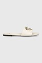 Кожаные шлепанцы Love Moschino JA28431G0IIA0102 бежевый SS24