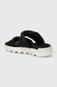 Obuwie Sorel klapki skórzane VIIBE TWIST SLIDE 2039961010 czarny