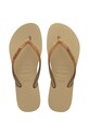 Japonke Havaianas SLIM GLITTER II Ravna zlata 4146975.9177