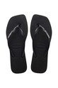 Havaianas slapi SQUARE LOGO METALLIC sintetic negru 4148257.2976
