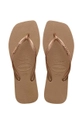 arany Havaianas flip-flop SQUARE LOGO METALLIC Női