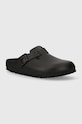 Kožené šľapky Birkenstock Boston iný čierna 1026789