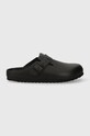 Birkenstock leather sliders Boston 1026789 black SS24