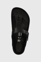 Birkenstock infradito in pelle Gizeh Flex Platform nero 1026874
