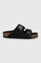 Kožené šľapky Birkenstock Uji 1026570 čierna SS24