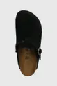 černá Semišové pantofle Birkenstock Boston