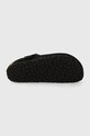 Birkenstock ciabatte slide in camoscio Boston 1027067 nero