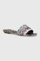 Šľapky Missoni Gia Flat textilný viacfarebná M32.023