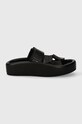 MM6 Maison Margiela slapi de piele S59WP0206 negru SS24