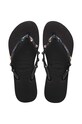 Вьетнамки Havaianas SLIM LUXURY венский чёрный 4149285.0090