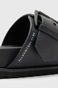 Kožené šľapky AllSaints Sian čierna WF520Y