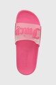 Juicy Couture klapki SEANA TRANSLUCENT STRAP różowy JCFYL2220002
