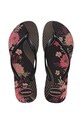 Σαγιονάρες Havaianas SLIM ORGANIC φλατ μαύρο 4132823.7892