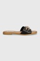 Kožené pantofle Steve Madden Gene SM11002480.017 černá SS24