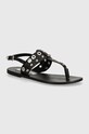 Шкіряні сандалі Steve Madden Bionic віденський чорний SM11003065.017