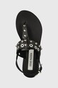 Шкіряні сандалі Steve Madden Bionic чорний SM11003065.017