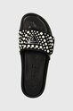 Guess papucs CALLEN fekete FLGCAN.FAB19.BLACK