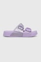Melissa klapki dziecięce COZY SLIDE Planet friendly fioletowy M.35685