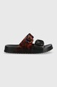 Дитячі шльопанці Melissa COZY SLIDE Planet friendly чорний M.35685