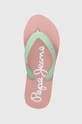 Detské žabky Pepe Jeans BAY BEACH BRAND G ružová PGS70062