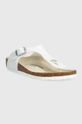 Birkenstock japonki dziecięce Gizeh K BF Shiny Lizard 1027260.24.35 biały SS24
