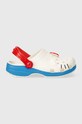 Detské šľapky Crocs HELLO KITTY IAM CLASSIC KIDS CLOG 209454.CROCS.HELLO.KITT biela SS24