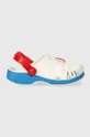 Παιδικές παντόφλες Crocs HELLOITTY IAM CLASSIC CLOG λευκό
