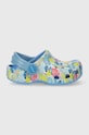Дитячі шльопанці Crocs STITCH CLASSIC CLOG 209471.CROCS.STITCH.CLA бірюзовий SS24