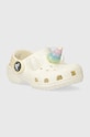 Παιδικές παντόφλες Crocs CLASSIC IAM RAINBOW UNICORN CLOG Βρεφικό προϊόν μπεζ 209701.CROCS.CLASSIC.IA